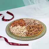 रक्षाबंधन के लिए प्रीमियम गिफ्ट ट्रे, 600 ग्राम कुल सामग्री